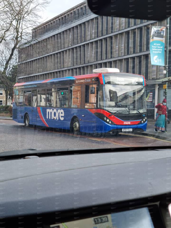 Image of morebus vehicle 226. Taken by Victoria T at 13.39.21 on 2022.02.22